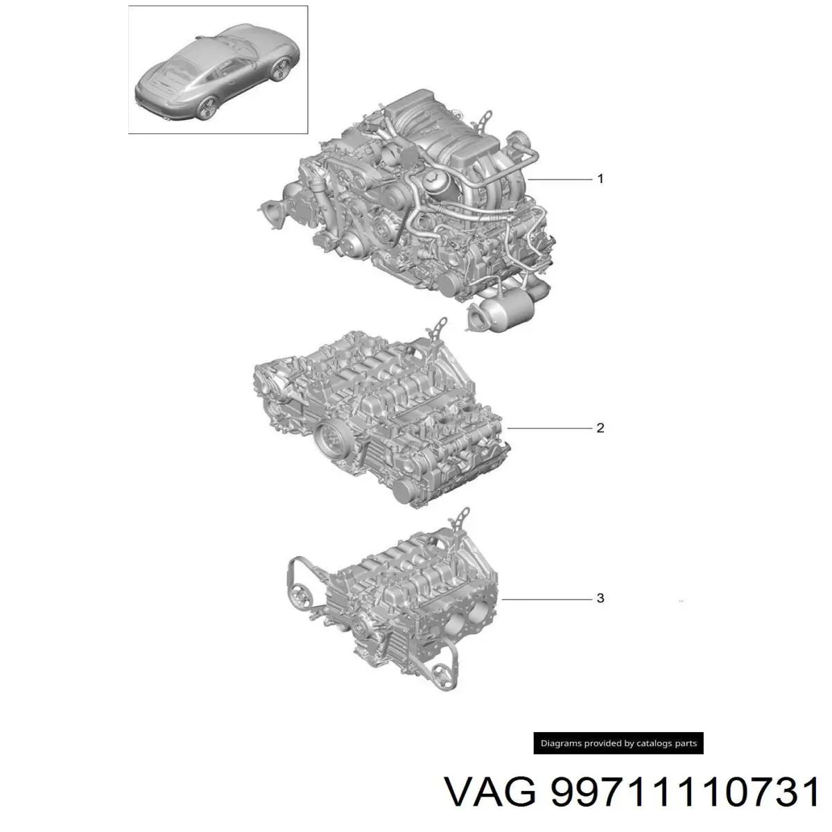 Comprar Junta colector escape Porsche 911 Targa 991