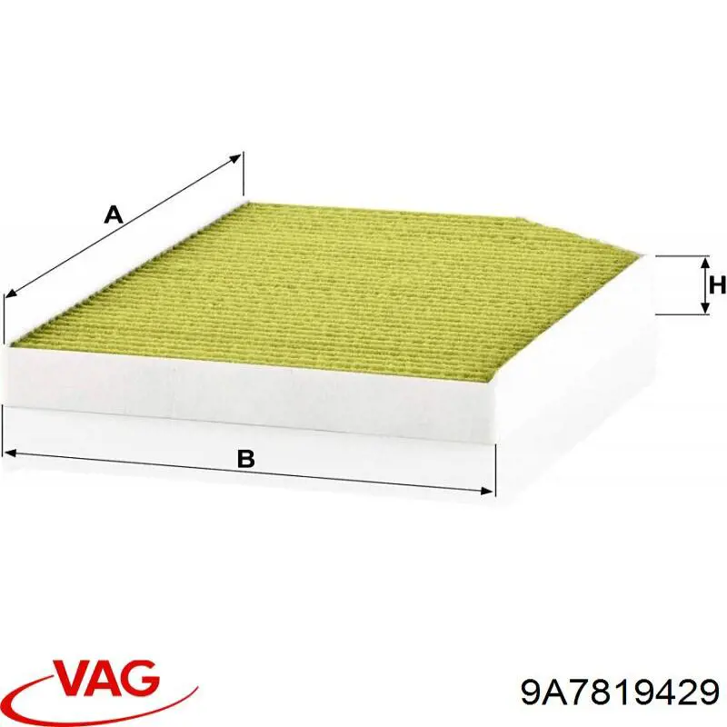 976819429 VAG Filtro antipolen