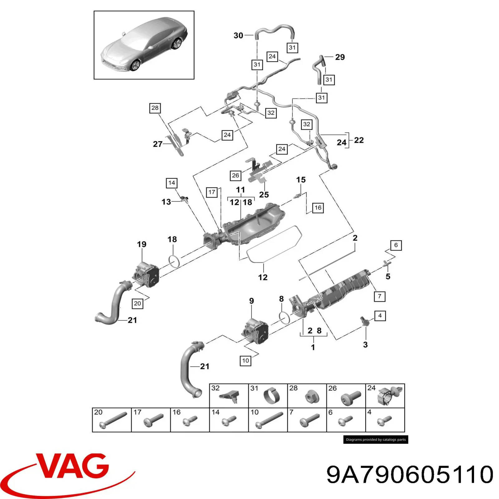Sensor de presión de sobrealimentación PAC906051 VAG