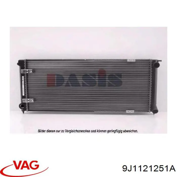 Radiador de refrigeración del motor izquierdo VAG 9J1121251A precio, desde 353,36 EUR