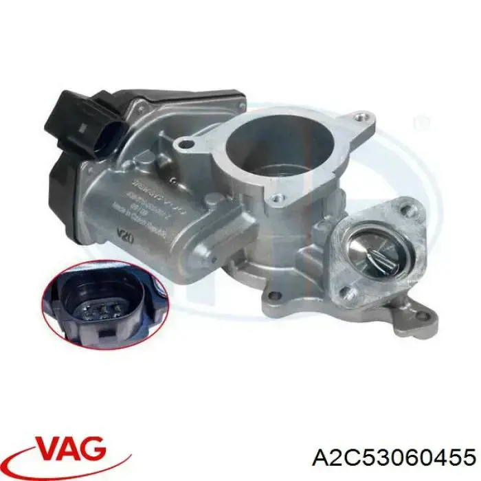 A2C53060455 VAG Válvula de derivación EGR