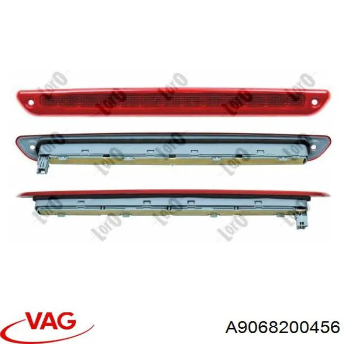 Lampara de luz de freno adicional  VAG A9068200456 precio, desde 46,21 EUR