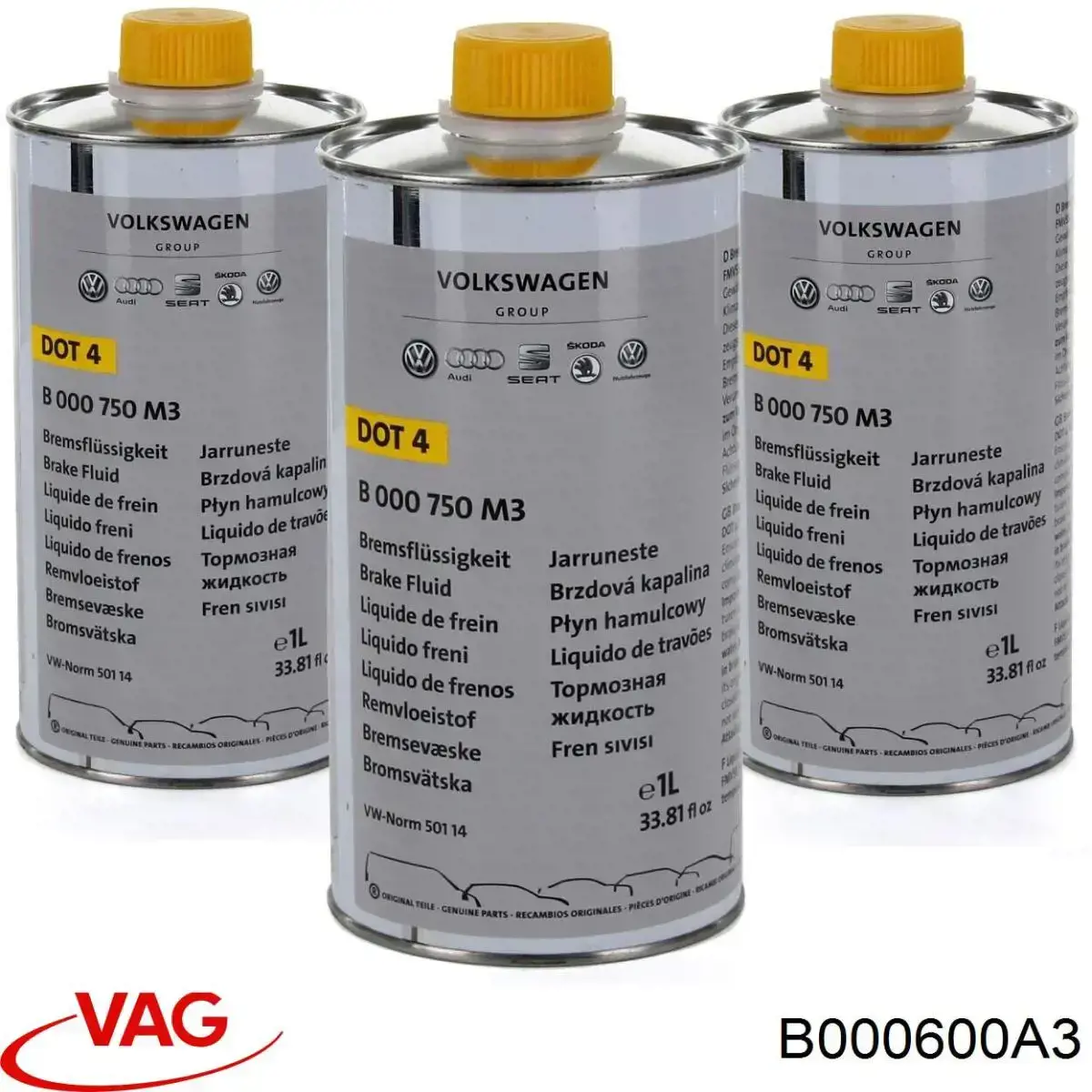 Líquido de freno VAG (B000600A3)