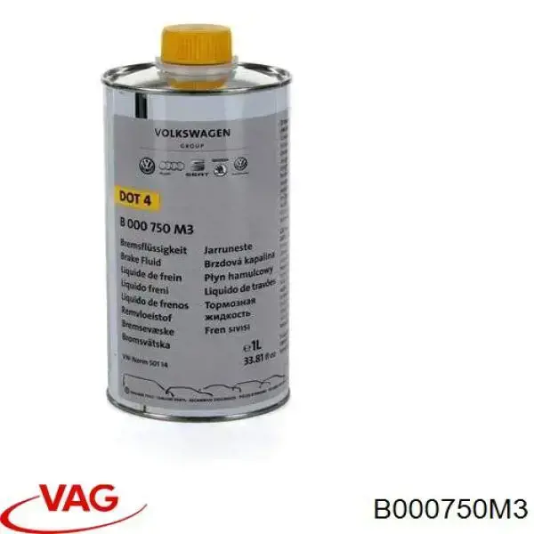 Líquido de freno VAG BRAKE FLUID 1 L DOT 4 (B000750M3)