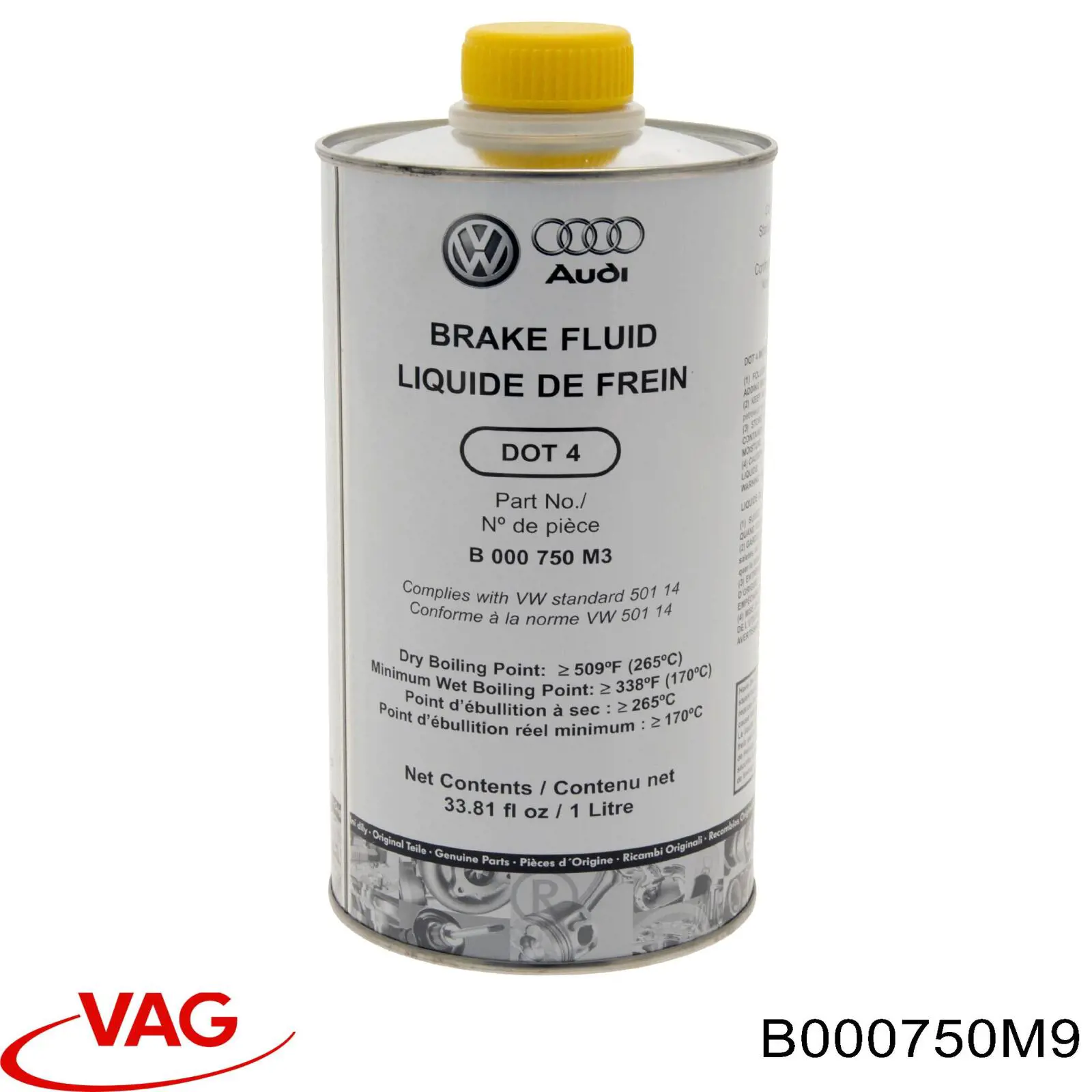 Líquido de freno VAG 60 L DOT 4 (B000750M9)