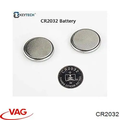 CR2032 VAG batería de llavero