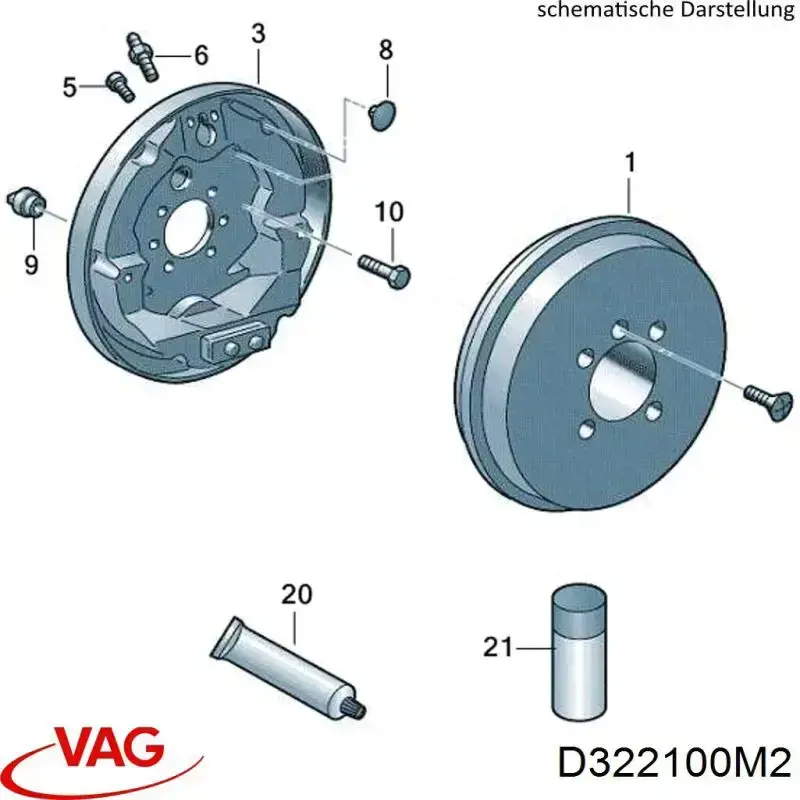  VAG D322100M2 precio, desde 23,43 EUR