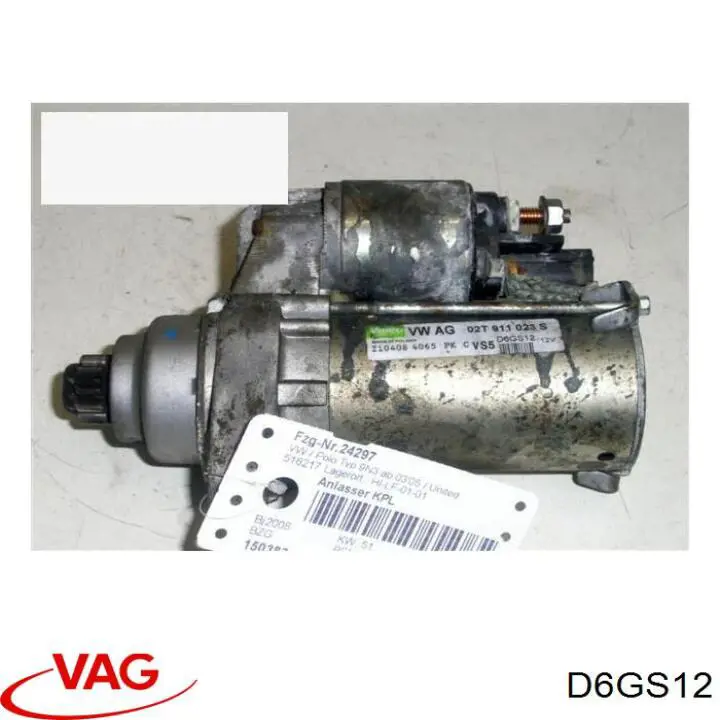 D6GS12 VAG motor de arranque