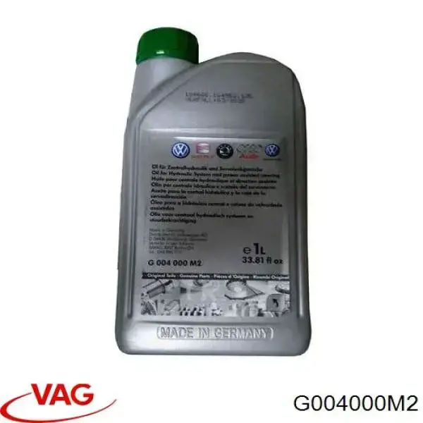 G004000M2 VAG líquido de dirección hidráulica