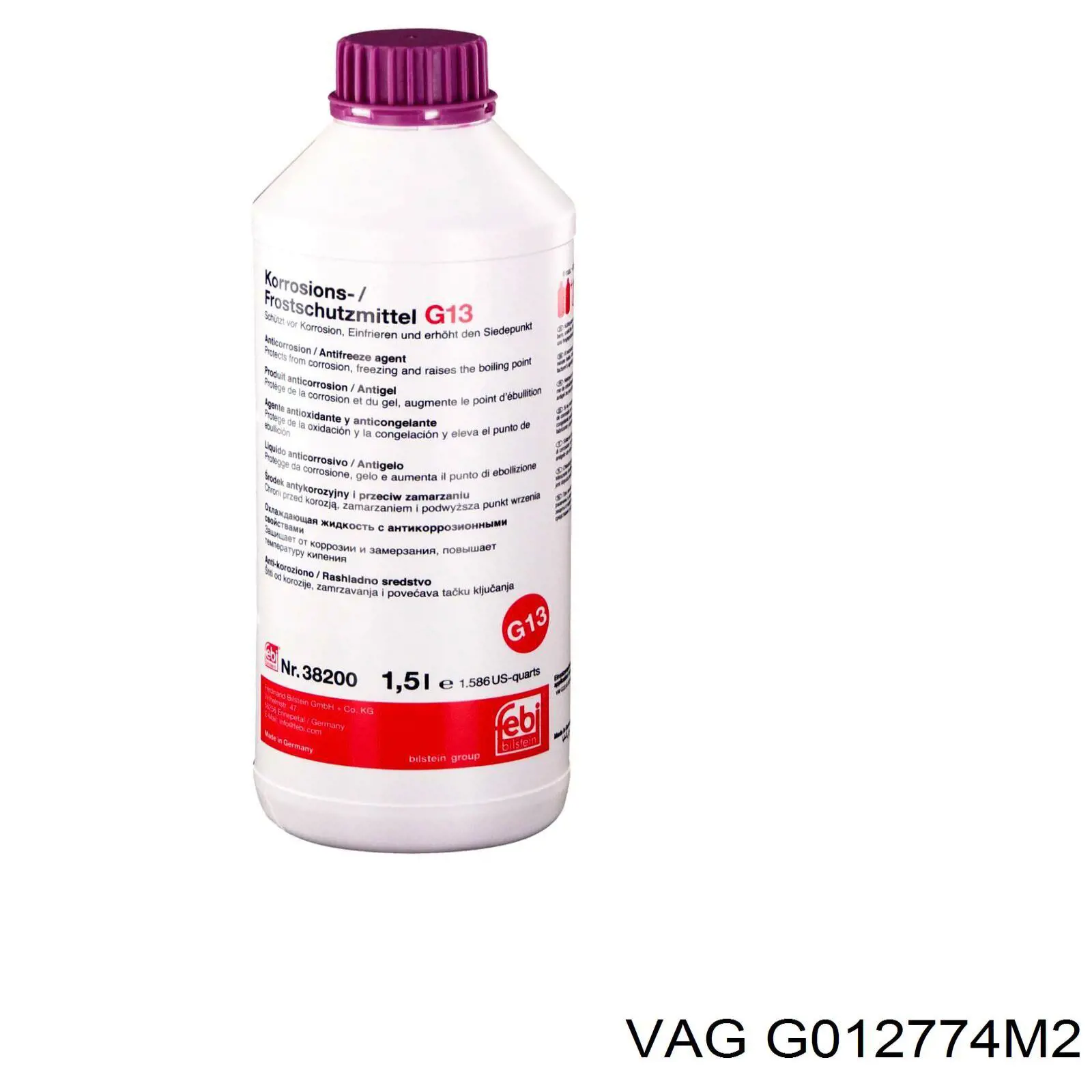 Antifreeze (Coolant) VAG G012774M2 precio, desde 6,77 EUR