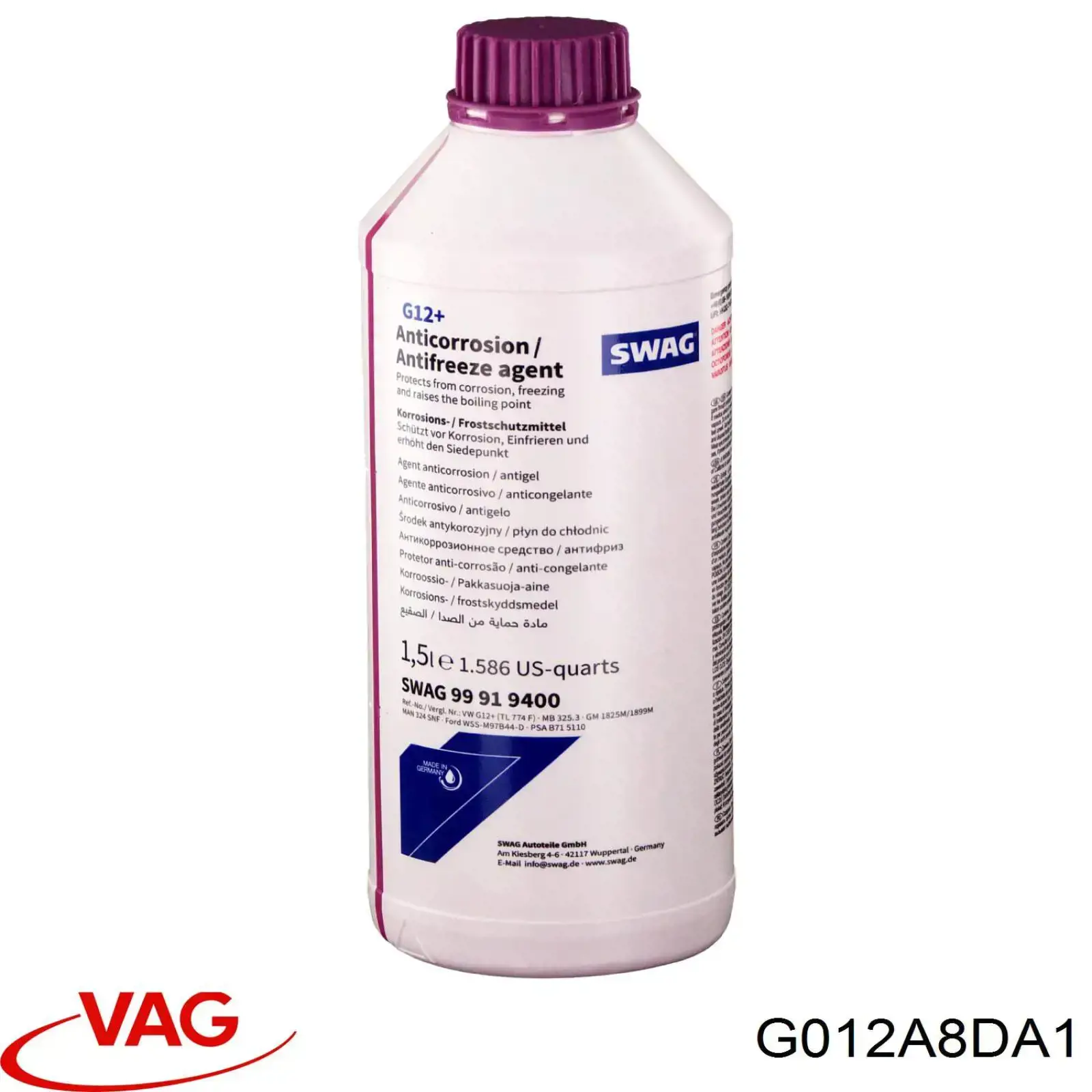 Comprar G012A8DA1 VAG Liquido anticongelante 