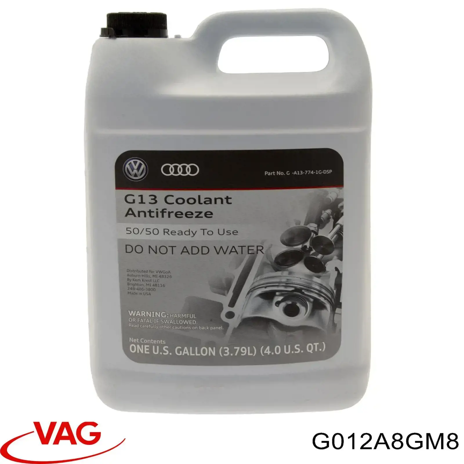 Comprar G12E100A8 VAG Liquido anticongelante 