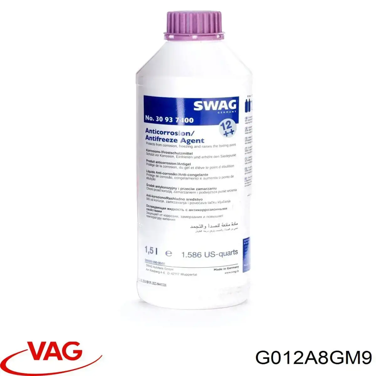Antifreeze (Coolant) VAG G012A8GM9 precio, desde 179,47 EUR