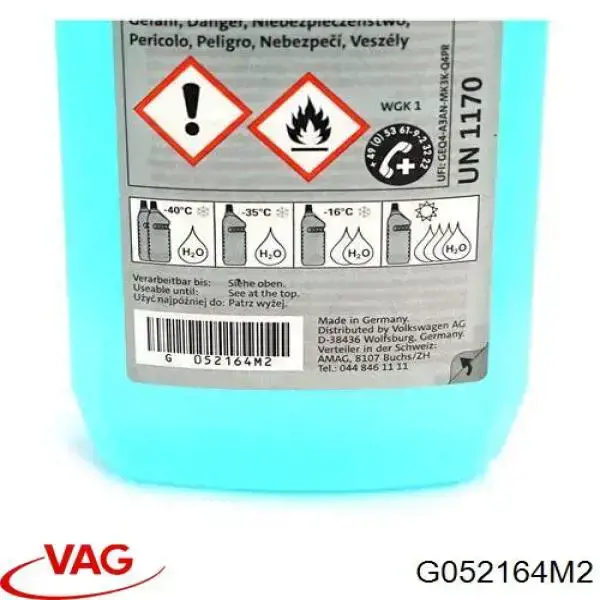 G052164A2 VAG líquido limpiaparabrisas