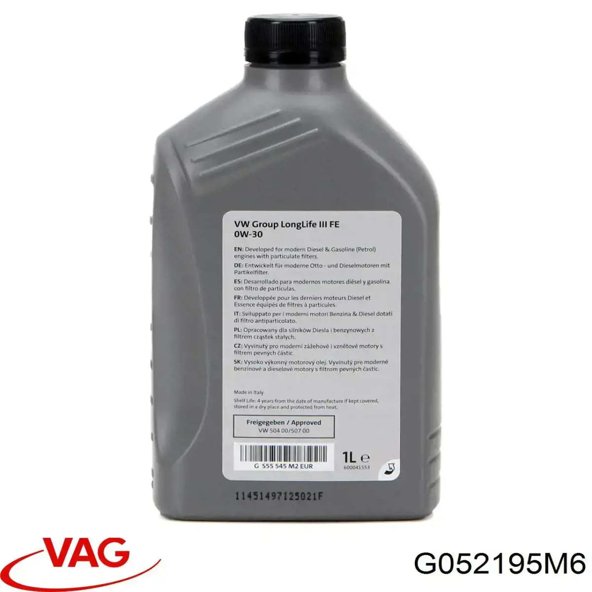 Aceite motor VAG G052195M6 precio, desde 54,84 EUR