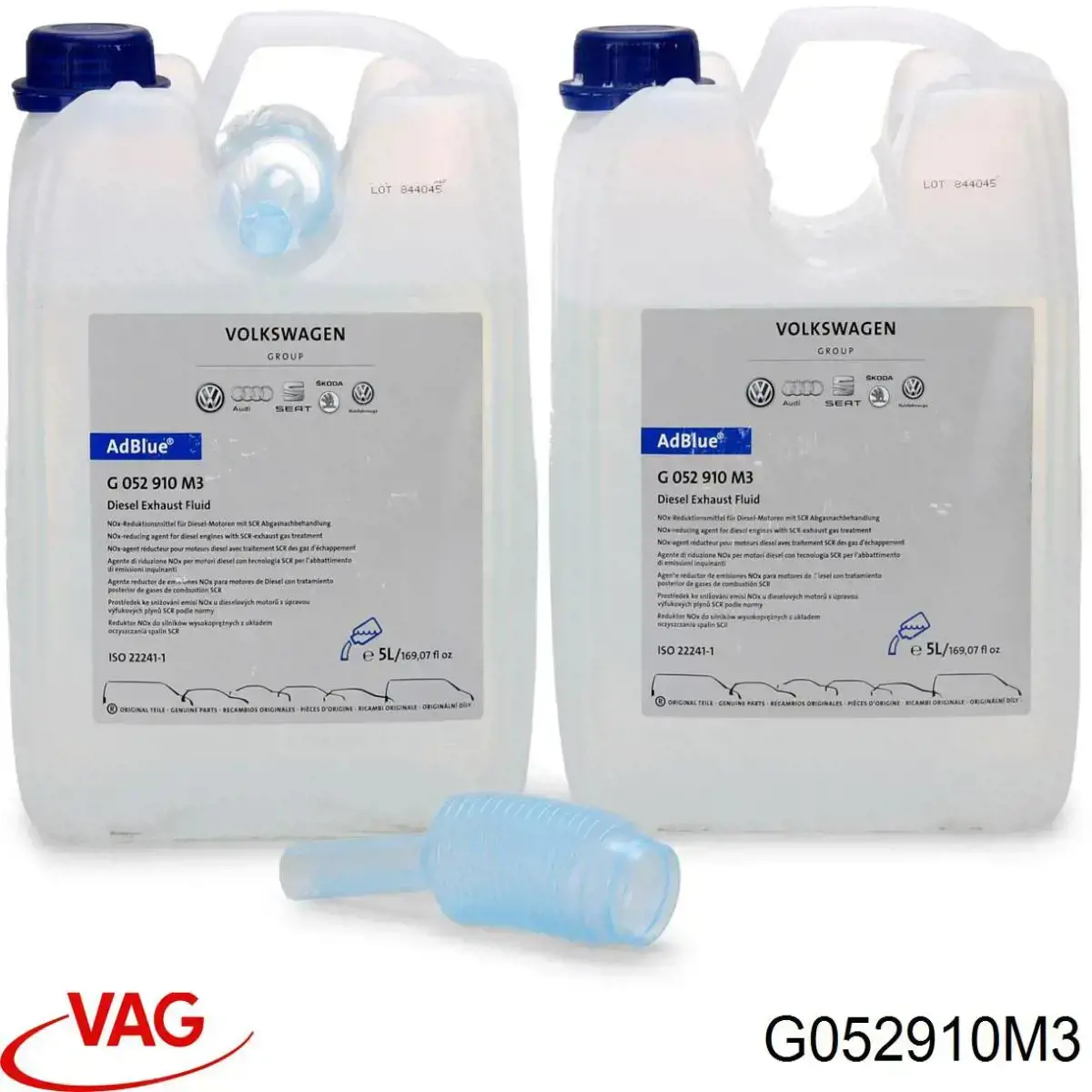 G052910M3 VAG fluido para la neutralización de los gases de escape, urea