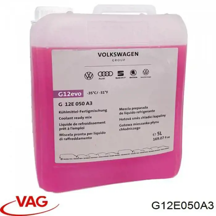 Antifreeze (Coolant) VAG G12E050A3 precio, desde 41,34 EUR