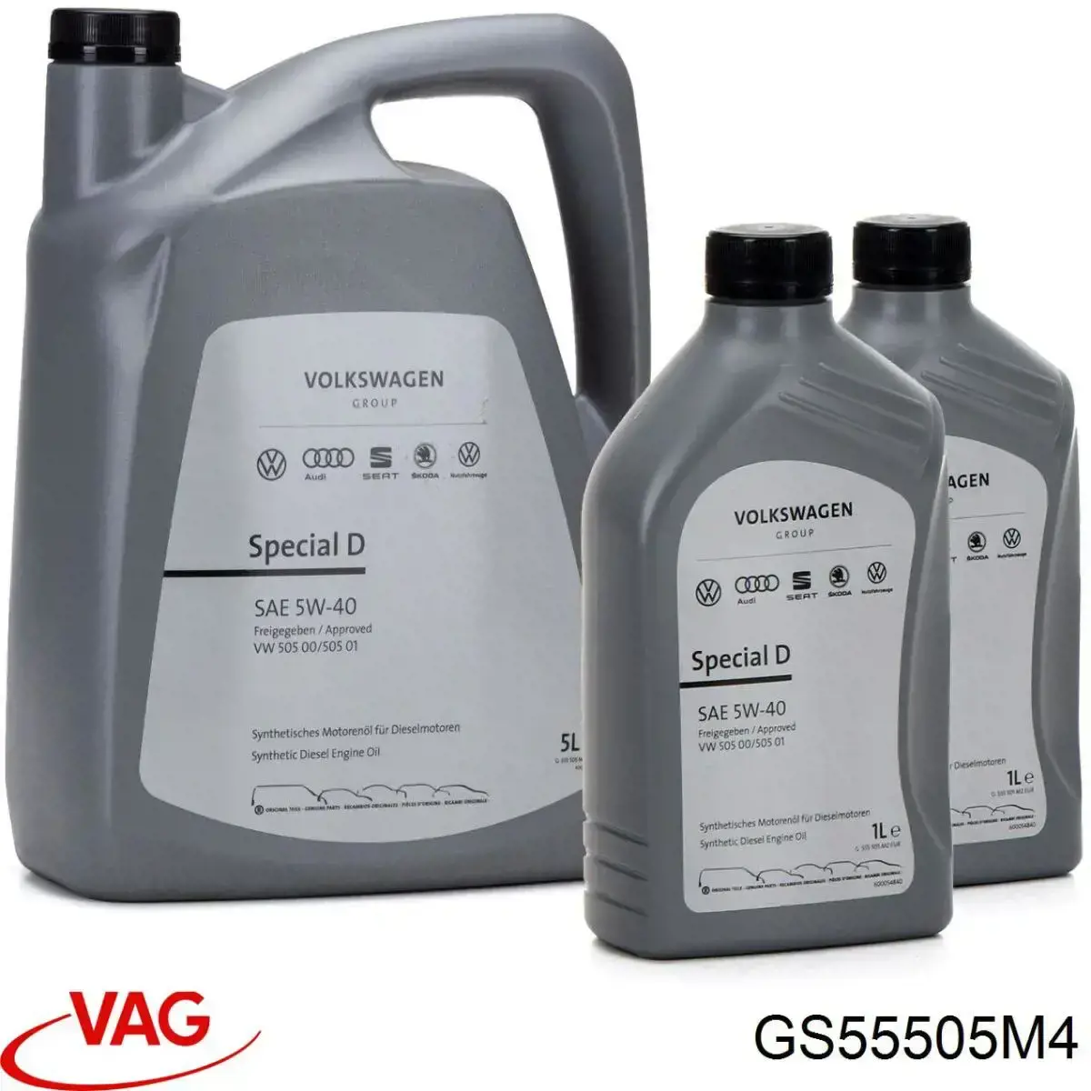 Aceite motor VAG GS55505M4 precio, desde 42,73 EUR