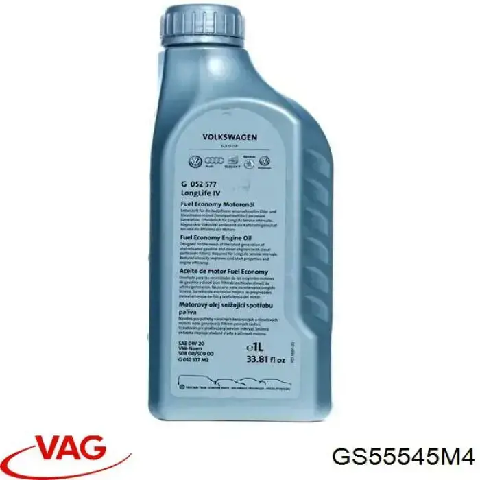 Aceite de motor GS55545M4 VAG