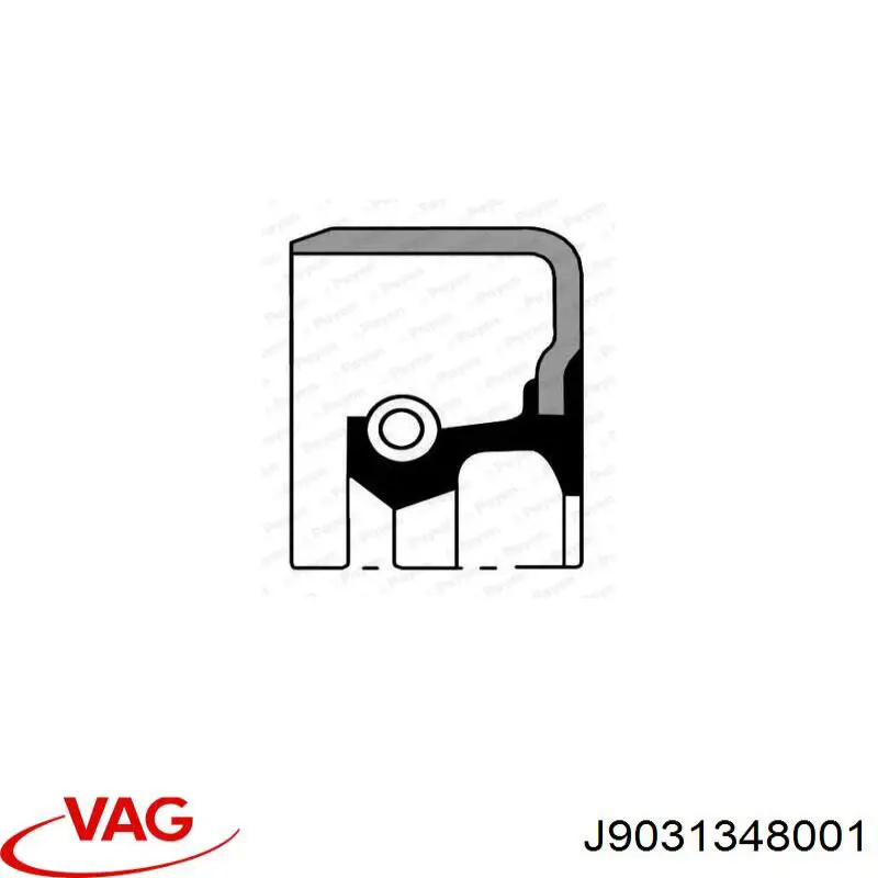 J9031348001 VAG sello de aceite cubo trasero exterior