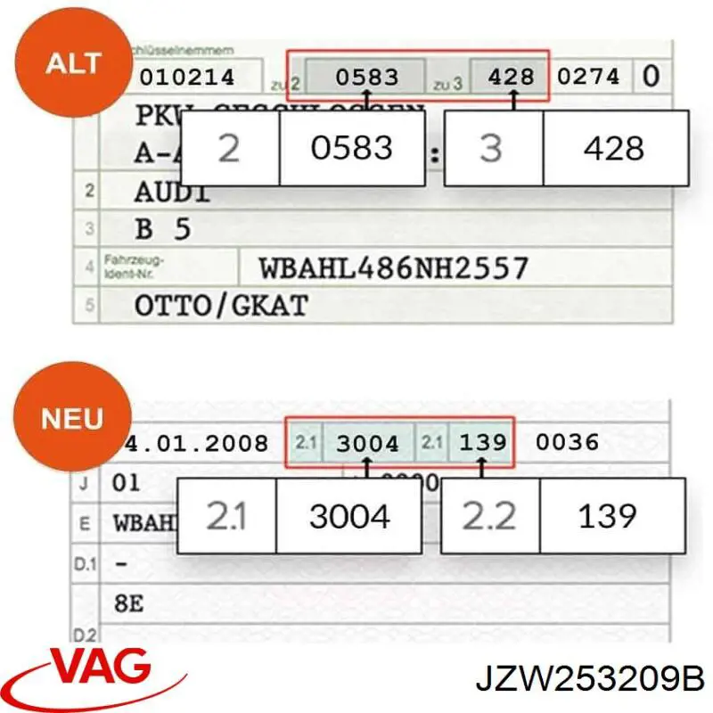 Comprar JZW253209B VAG Silenciador central