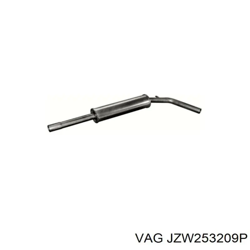 Comprar JZW253209P VAG Silenciador central