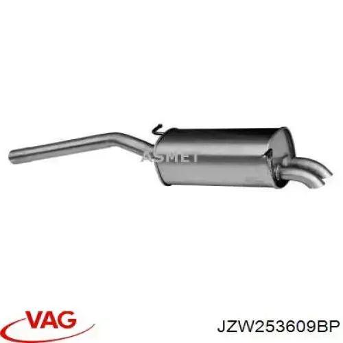 Comprar 074253609AM VAG Silenciador trasero