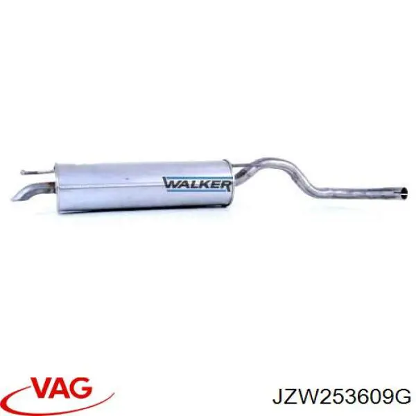 Silenciador trasero VAG JZW253609G precio, desde 82,57 EUR