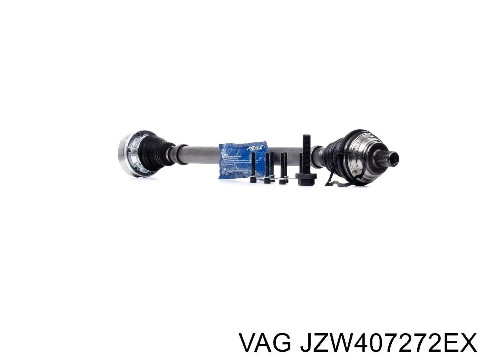 JZW407272EX VAG Semieje delantero derecho
