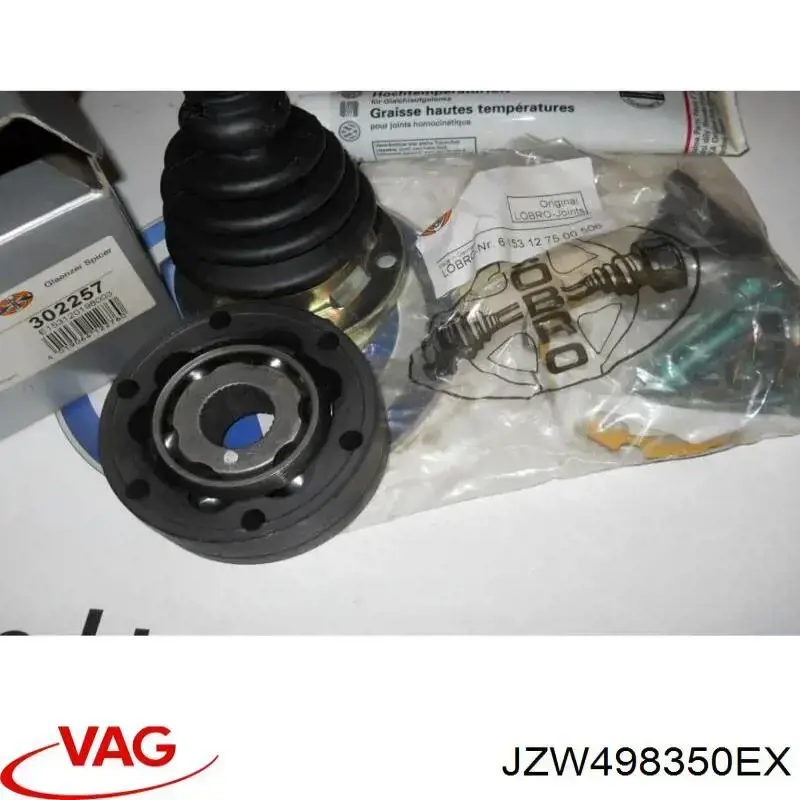 Junta homocinética interna delantera izquierda VAG JZW498350EX precio, desde 60,56 EUR
