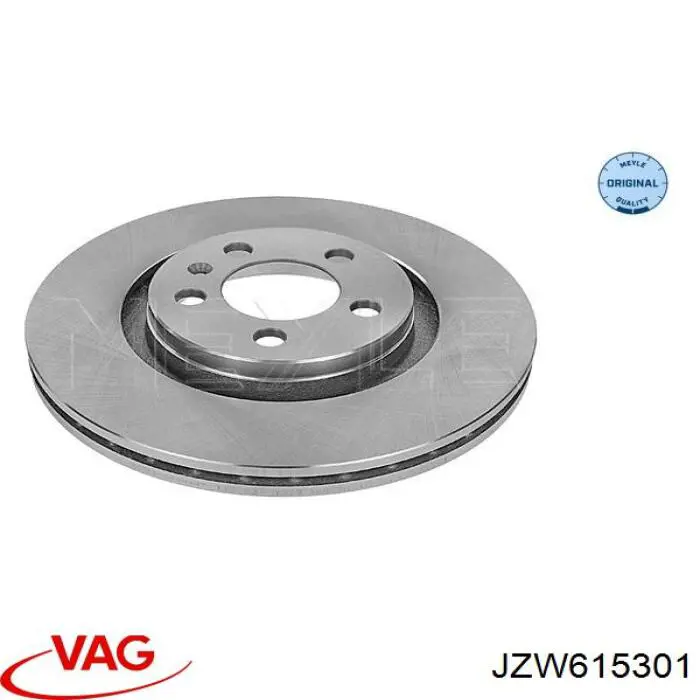 Disco de freno JZW615301 VAG