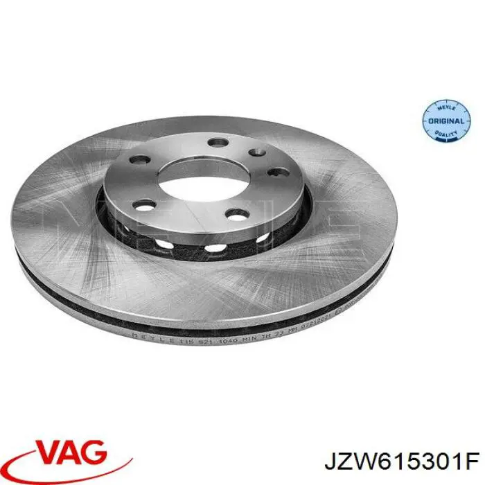 Frenos delanteros VAG JZW615301F precio, desde 49,33 EUR