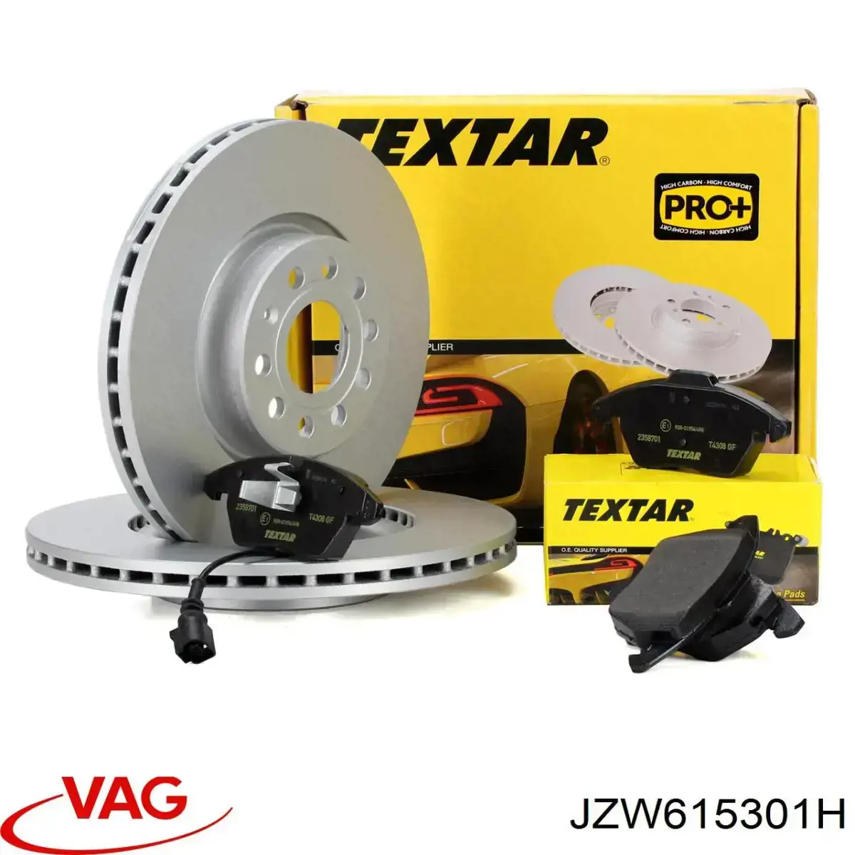 Frenos delanteros VAG JZW615301H precio, desde 54,17 EUR