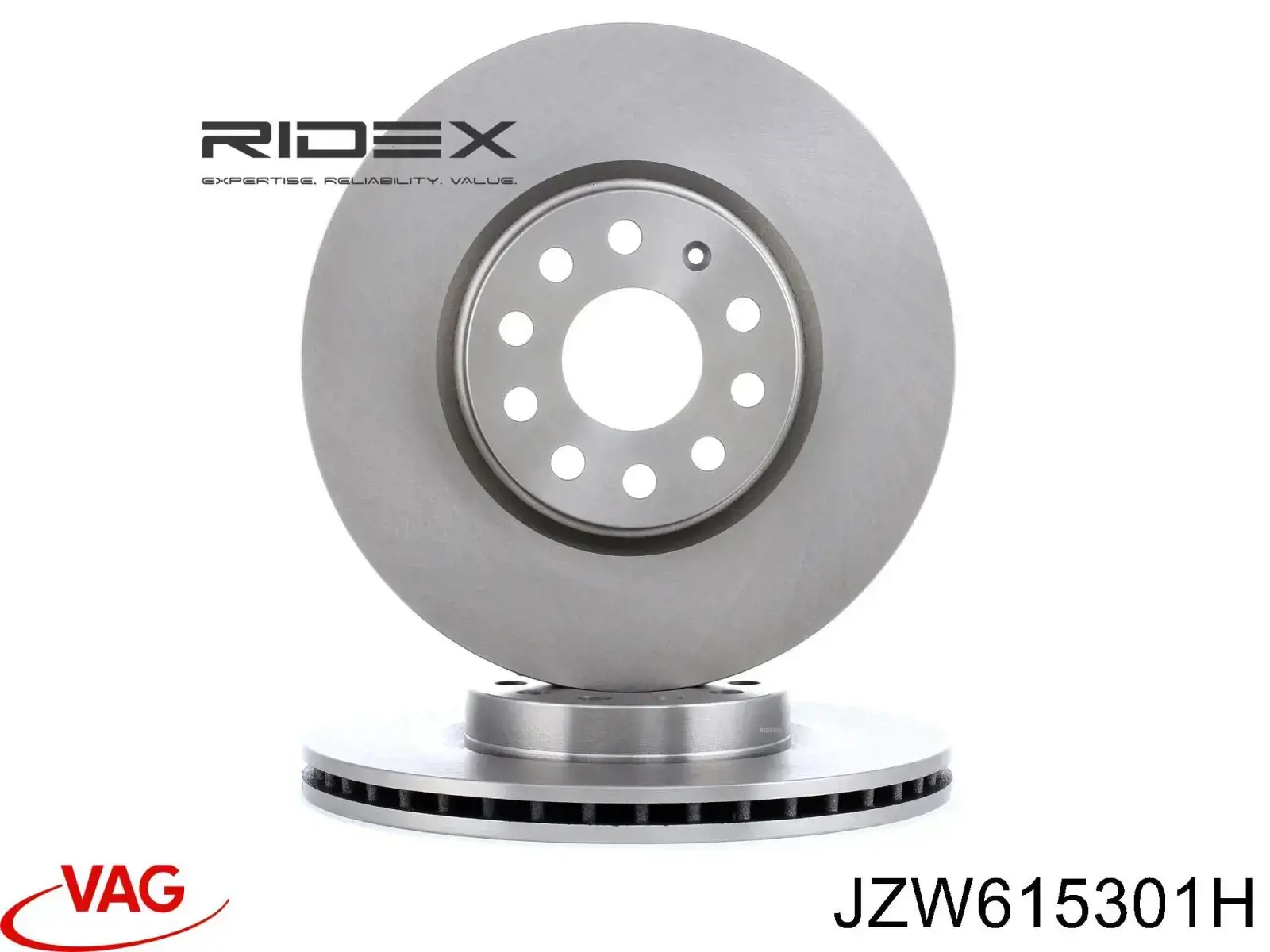 Comprar JZW615301H VAG Freno de disco delantero