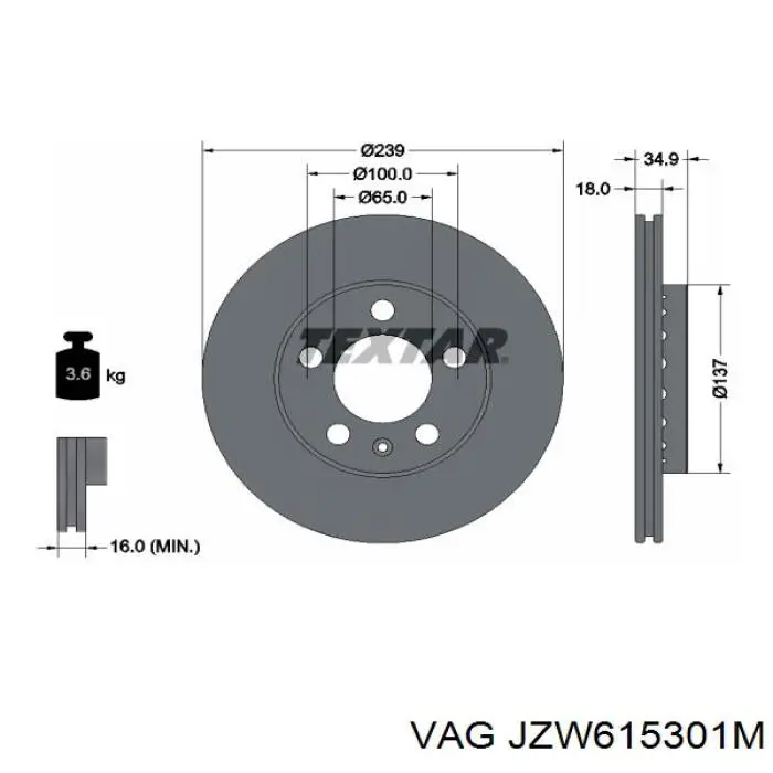 JZW615301M VAG