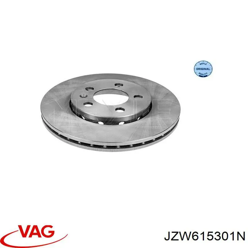 Disco de freno delantero VAG JZW615301N