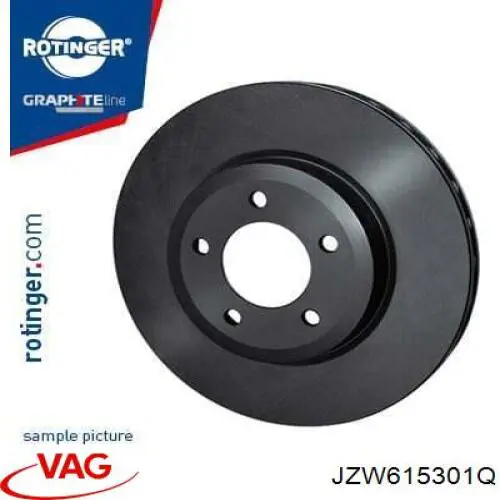 Frenos delanteros VAG JZW615301Q precio, desde 28,35 EUR