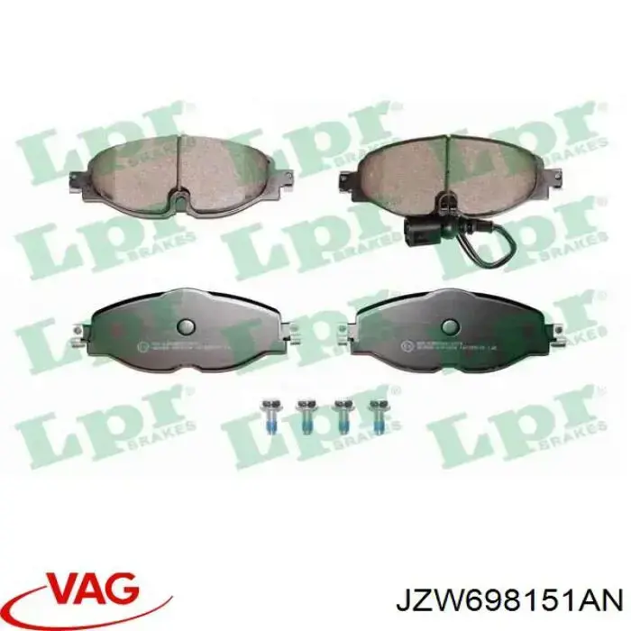 Pastillas de freno delanteras Volkswagen Tiguan 1 5N1, 5N2