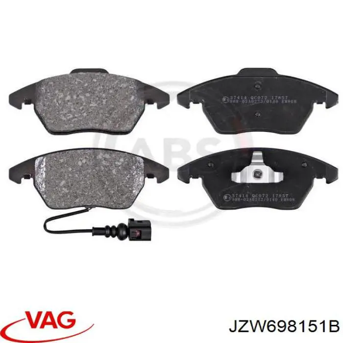 Pastillas de freno delanteras Seat Leon 2 1P1