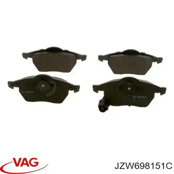 Comprar JZW698151C VAG Pastillas delanteras de freno