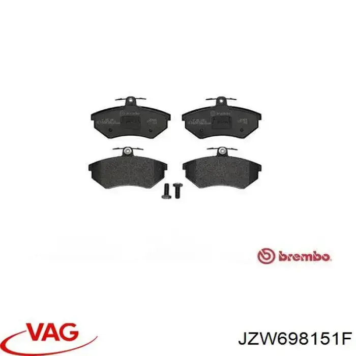 Pastillas de freno delanteras Seat Toledo 1 1L