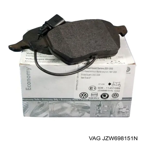 Pastillas de freno delanteras Audi A6 4F2