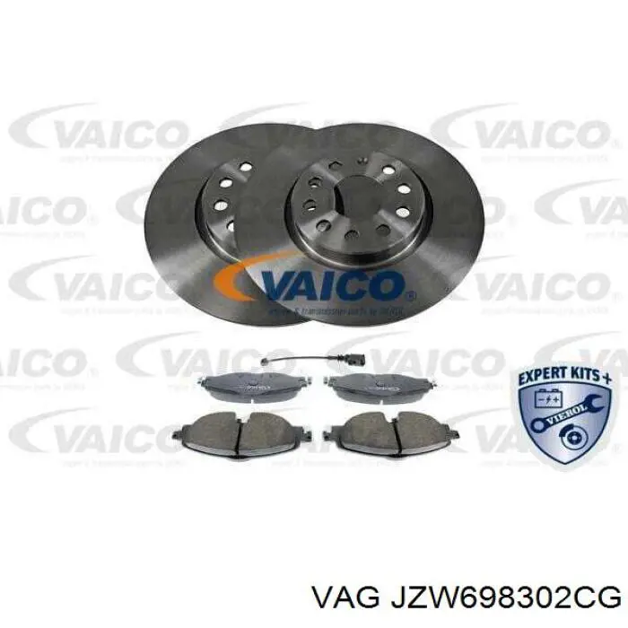 Frenos delanteros VAG JZW698302CG precio, desde 54,17 EUR