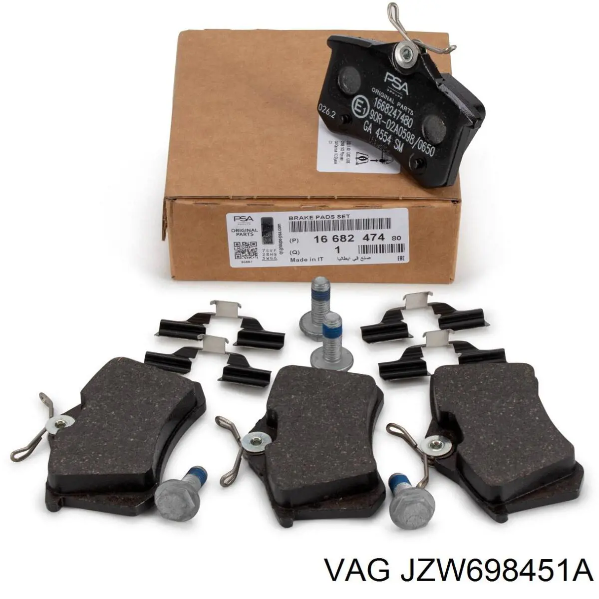 Pastillas de freno traseras JZW698451A VAG