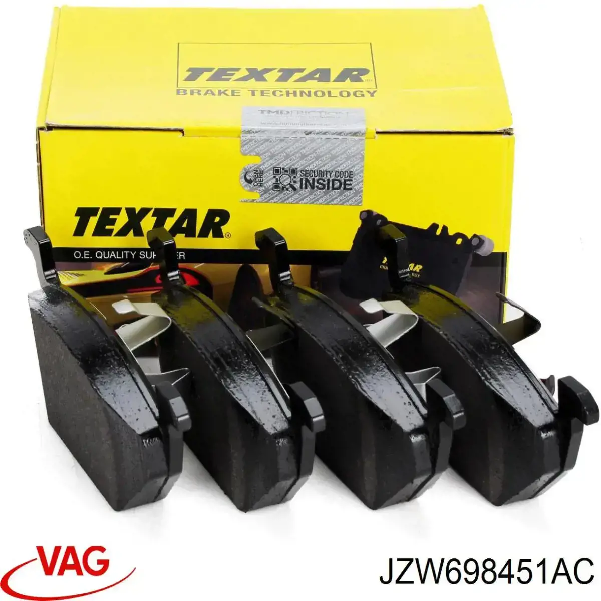 Pastillas traseras de freno VAG JZW698451AC precio, desde 16,32 EUR