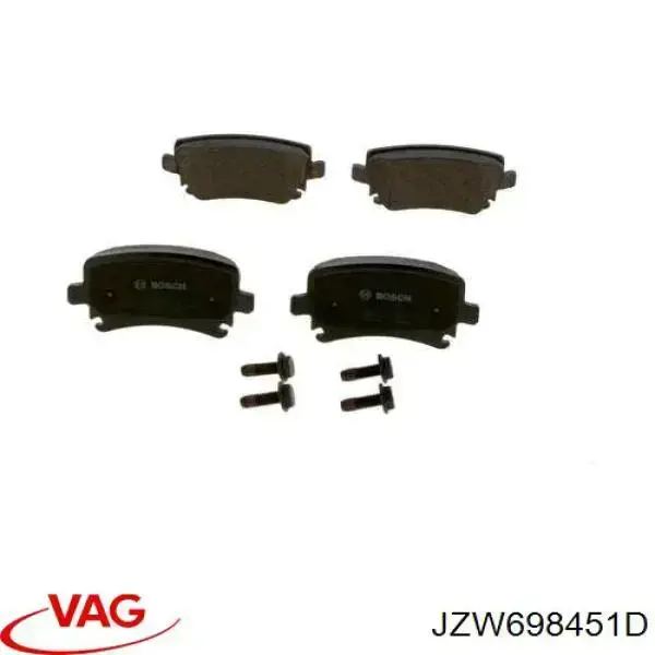 Pastillas de freno traseras JZW698451D VAG