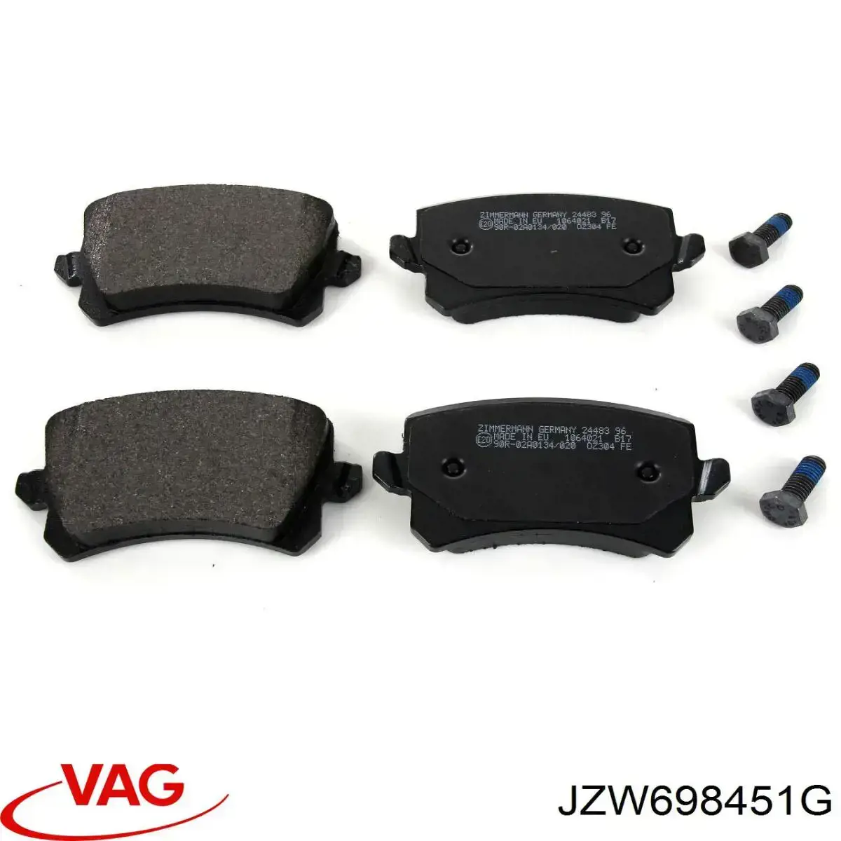 Pastillas de freno traseras Volkswagen Tiguan 1 5N1, 5N2