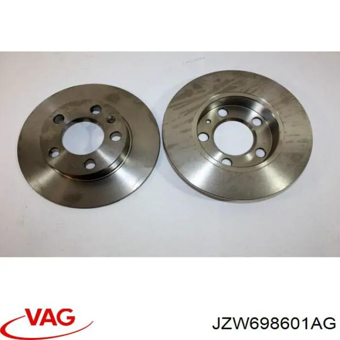 Comprar JZW698601AG VAG Disco de freno trasero