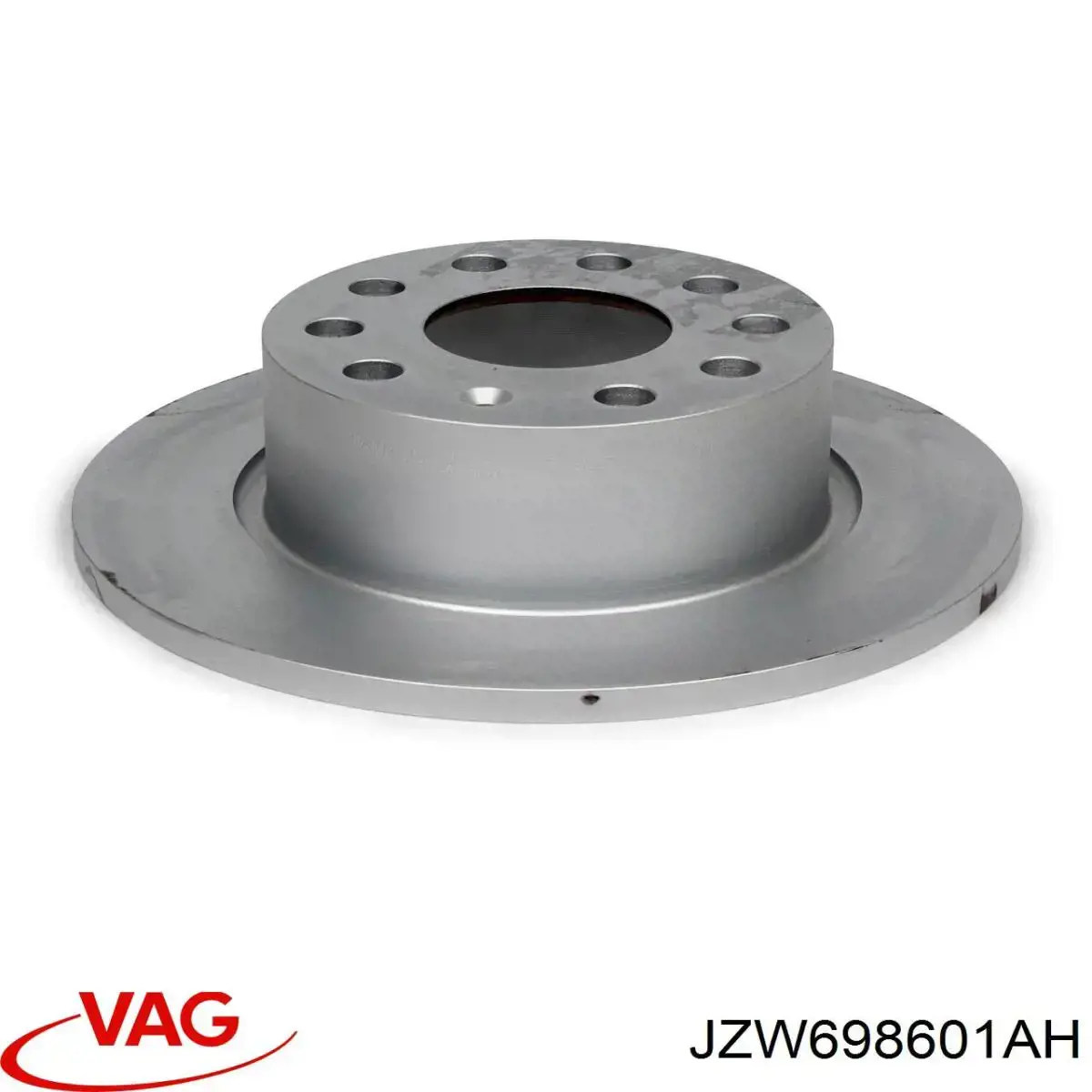Disco de freno trasero JZW698601AH VAG