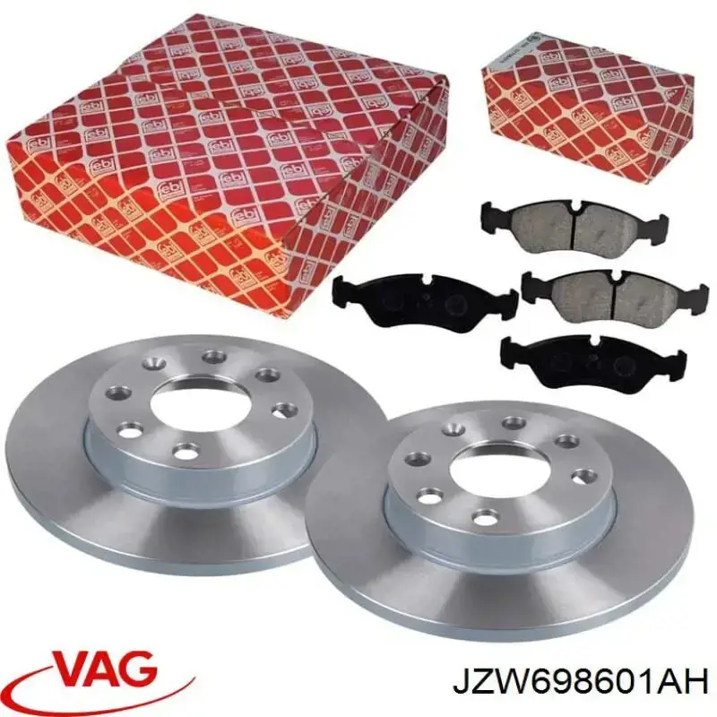 Frenos traseros VAG JZW698601AH